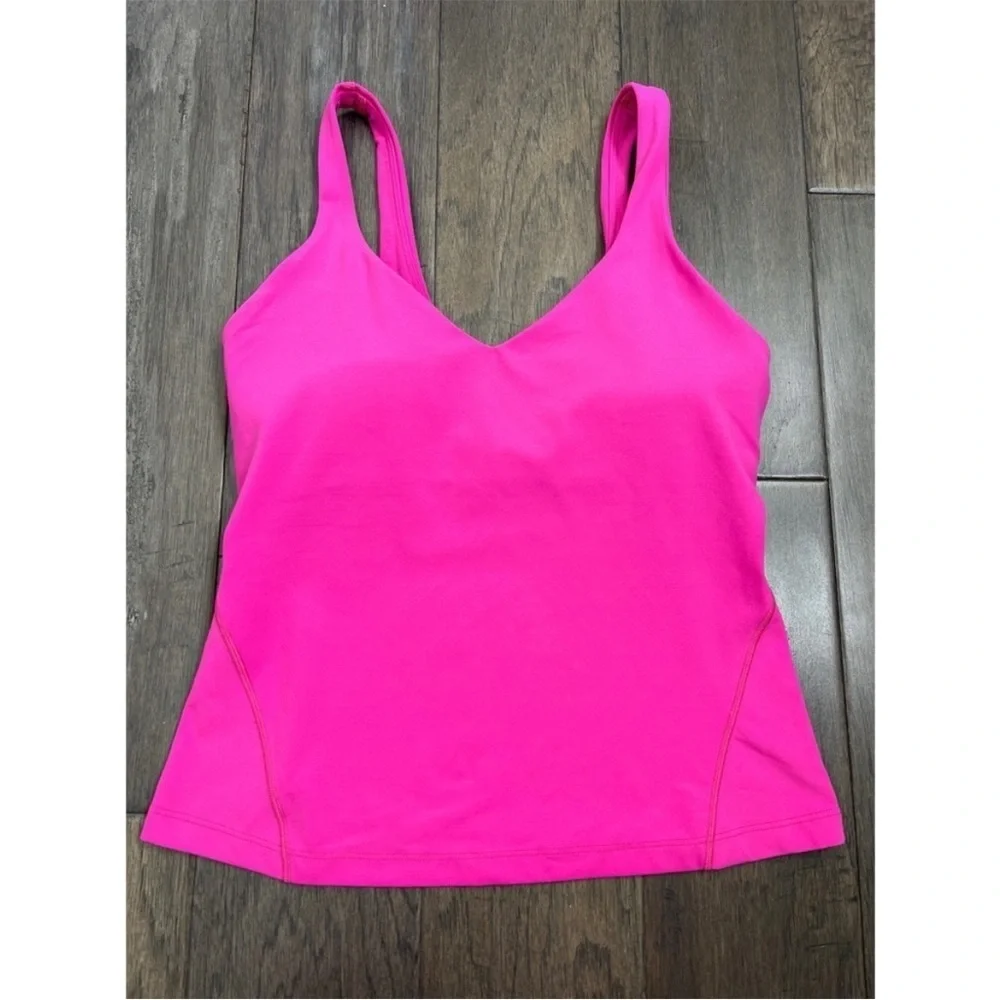 Lululemon Align Waist-Length Tank Top Sonic Pink - Picture 2 of 8